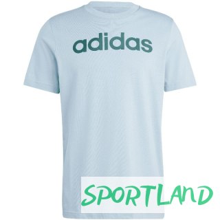Koszulka adidas Essentials Single Jersey Linear Embroidered Logo Tee M IJ8651 S