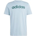 Koszulka adidas Essentials Single Jersey Linear Embroidered Logo Tee M IJ8651 S