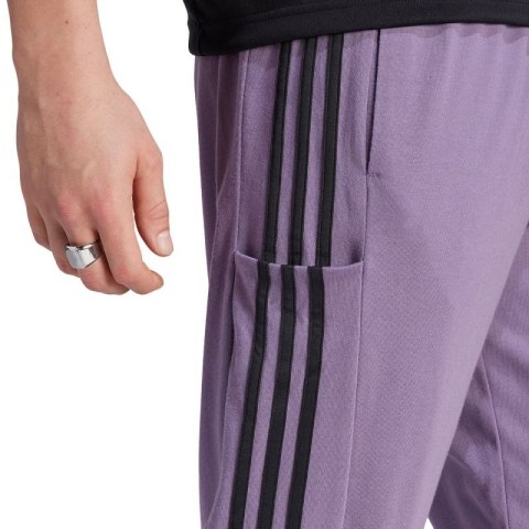 Spodnie adidas Essentials Single Jersey Tapered Open Hem 3-Stripes M IJ8699 XL Spodnie adidas Essentials Single Jersey Tapered Open Hem 3-Stripes M IJ8699 XL
