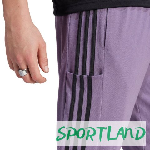 Spodnie adidas Essentials Single Jersey Tapered Open Hem 3-Stripes M IJ8699 S Spodnie adidas Essentials Single Jersey Tapered Open Hem 3-Stripes M IJ8699 S