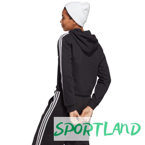 Bluza adidas Essentials 3-Stripes French Terry Crop Hoodie W IC8767 L Bluza adidas Essentials 3-Stripes French Terry Crop Hoodie W IC8767 L
