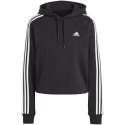 Bluza adidas Essentials 3-Stripes French Terry Crop Hoodie W IC8767 M