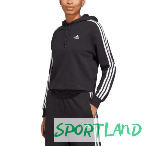 Bluza adidas Essentials 3-Stripes French Terry Crop Hoodie W IC8767 M Bluza adidas Essentials 3-Stripes French Terry Crop Hoodie W IC8767 M