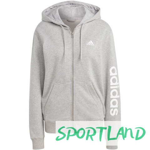 Bluza adidas Essentials Linear Full-Zip French Terry Hoodie W IC6866 S
