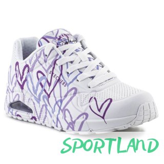 Buty Skechers JGoldcrown Uno Lite - Spread the Love W 155507-WLPR EU 36,5