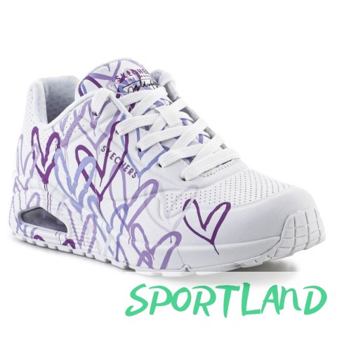 Buty Skechers JGoldcrown Uno Lite - Spread the Love W 155507-WLPR EU 37