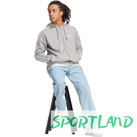 Bluza adidas Essentials French Terry 3-Stripes Full-Zip Hoodie M IC9833 M