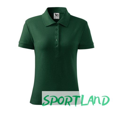 Koszulka polo damska Cotton (dark green) 2XL Koszulka polo damska Cotton (dark green) 2XL