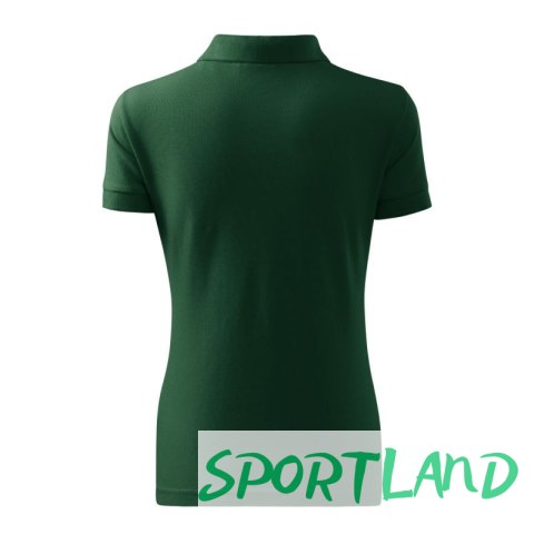 Koszulka polo damska Cotton (dark green) 2XL Koszulka polo damska Cotton (dark green) 2XL