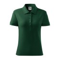 Koszulka polo damska Cotton (dark green) M