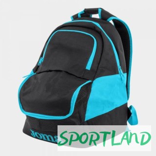 BACKPACK DIAMOND II BLACK-FLUOR TURQUOISE S