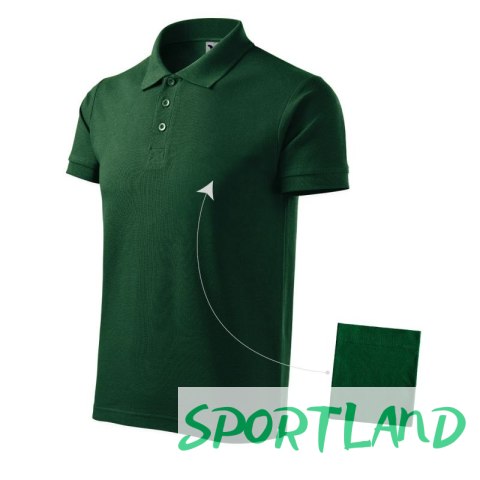 Koszulka polo Malfini Cotton M MLI-212D3 dark green 2XL Koszulka polo Malfini Cotton M MLI-212D3 dark green 2XL