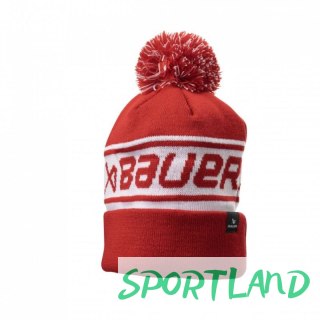 Czapka zimowa Bauer Team Ribbed Pom SR 1063358 czarny