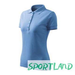 Koszulka polo damska Pique Polo Free (błękitny) M