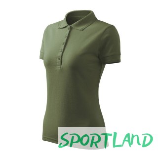 Koszulka polo damska Pique Polo Free (khaki) L