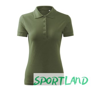 Koszulka polo damska Pique Polo Free (khaki) L