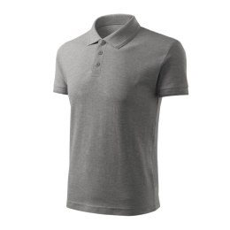 Koszulka polo męska Pique Polo Free (ciemnoszary melanż) 2XL