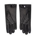 Rękawiczki Calvin Klein Re-lock Debossed Leather Gloves W K60K609975 M/L
