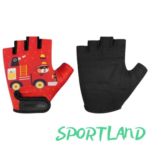 Rękawiczki rowerowe Spokey Fun RD Jr S SPK-941126 S Rękawiczki rowerowe Spokey Fun RD Jr S SPK-941126 S