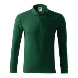 Koszulka polo Malfini Pique Polo LS M MLI-221D3 dark green L