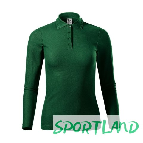 Koszulka polo Malfini Pique Polo LS W MLI-231D3 dark green M Koszulka polo Malfini Pique Polo LS W MLI-231D3 dark green M