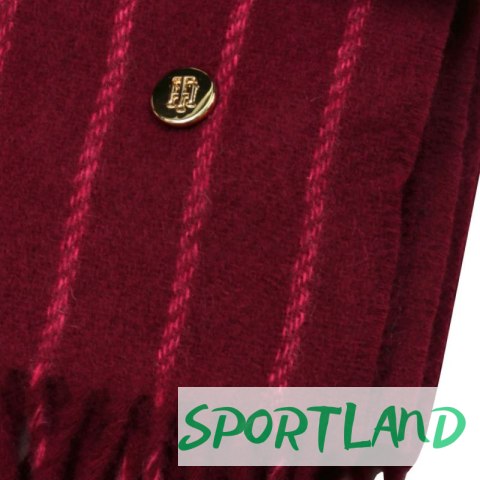 Szalik Tommy Hilfiger Th Elevated Wool Stripe AW0AW13891 uniw Szalik Tommy Hilfiger Th Elevated Wool Stripe AW0AW13891 uniw