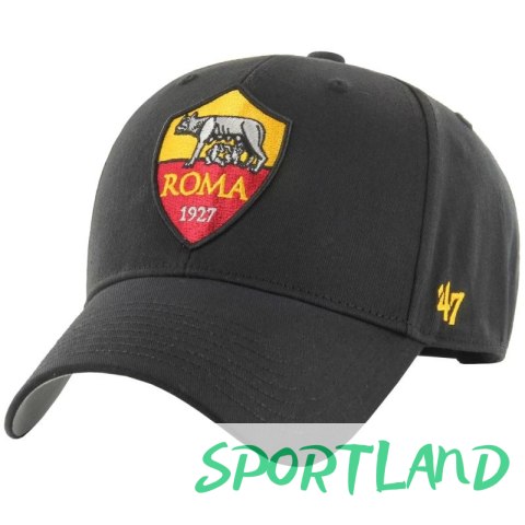 Czapka z daszkiem 47 Brand ITFL AS Roma Basic Cap ITFL-RAC01CTP-BK One size Czapka z daszkiem 47 Brand ITFL AS Roma Basic Cap ITFL-RAC01CTP-BK One size