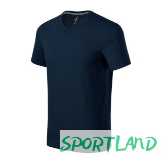 Koszulka Malfini Action V-neck M MLI-70002 granatowy 2XL