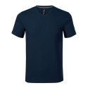 Koszulka Malfini Action V-neck M MLI-70002 granatowy S