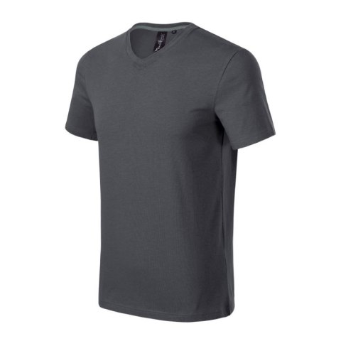 Koszulka Malfini Action V-neck M MLI-70083 light anthracite L