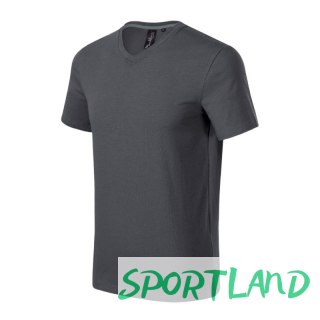 Koszulka Malfini Action V-neck M MLI-70083 light anthracite M