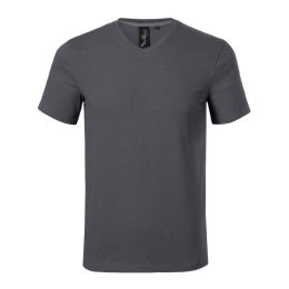 Koszulka Malfini Action V-neck M MLI-70083 light anthracite S