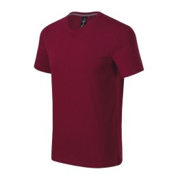 Koszulka Malfini Action V-neck M MLI-70086 garnet L