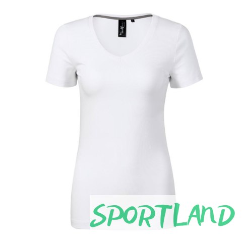 Koszulka Malfini Action V-neck W MLI-70100 biały M Koszulka Malfini Action V-neck W MLI-70100 biały M
