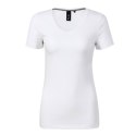 Koszulka Malfini Action V-neck W MLI-70100 biały S