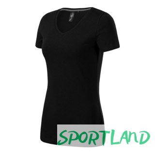 Koszulka Malfini Action V-neck W MLI-70101 czarny M