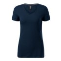 Koszulka Malfini Action V-neck W MLI-70102 granatowy L