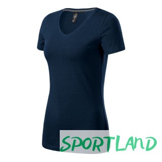 Koszulka Malfini Action V-neck W MLI-70102 granatowy M