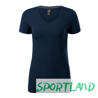 Koszulka Malfini Action V-neck W MLI-70102 granatowy M