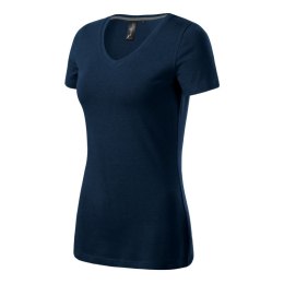 Koszulka Malfini Action V-neck W MLI-70102 granatowy S