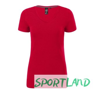 Koszulka Malfini Action V-neck W MLI-70171 formula red M