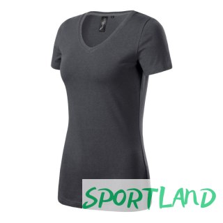 Koszulka Malfini Action V-neck W MLI-70183 light anthracite 2XL