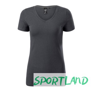 Koszulka Malfini Action V-neck W MLI-70183 light anthracite 2XL