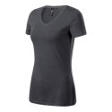 Koszulka Malfini Action V-neck W MLI-70183 light anthracite L