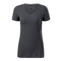 Koszulka Malfini Action V-neck W MLI-70183 light anthracite M