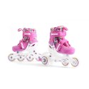 Wrotki Smj Sport Hearts 2w1 + Rolki regulowane HS-TNK-000017130 26-29