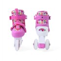 Wrotki Smj Sport Hearts 2w1 + Rolki regulowane HS-TNK-000017130 26-29