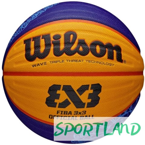 Piłka do koszykówki Wilson FIBA 3X3 Paris 2024 Replica Ball WZ3015001XB 6 Piłka do koszykówki Wilson FIBA 3X3 Paris 2024 Replica Ball WZ3015001XB 6