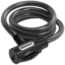 Zapięcie rowerowe Gerda linka, korpus okrągły, okrągły Flex 1200/10V OSFLU12001006S2YP N/A