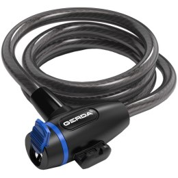 Zapięcie rowerowe Gerda linka, korpus okrągły, osłona klucza Flex 1200/10S OSFL012001006V2XP N/A